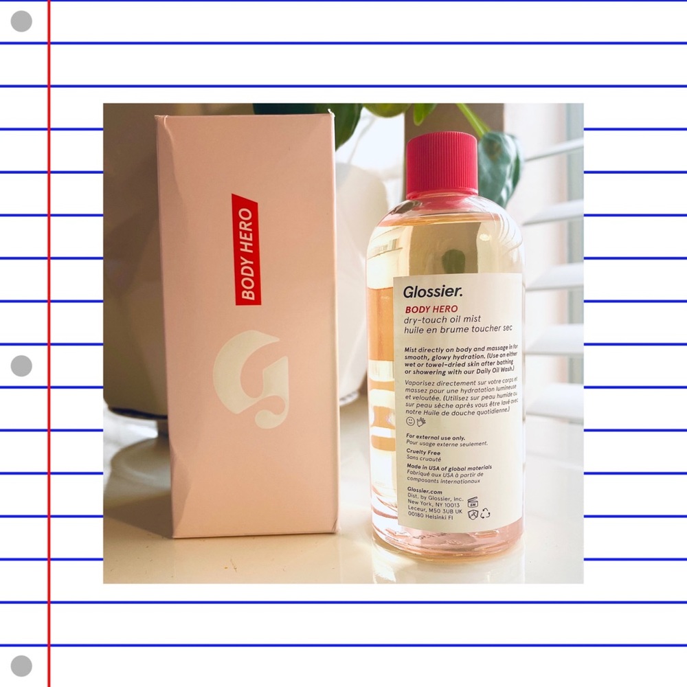 SOLD Glossier Body Hero Dry-Touch Oil mist, 3.3oz / 100ml